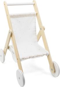 Lėlių vežimėlis Viga Toys PolarB, balta sp.