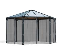 Tinklų pavėsinei rinkinys Canopia Roma / Monaco Netting Set, pilka sp.