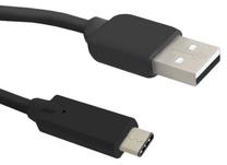 Vads Qoltec USB-A - USB-C USB 3.1 C, USB 2.0 A male, 1.2 m, melna krās.