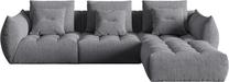 Modulinė sofa Micadoni Home Bloom City86, pilka sp., 332 x 216 cm x 95 cm