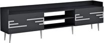 ТВ стол Kalune Design Adriana, антрацитовый цв., 183.6 см x 52.6 см x 29.6 см