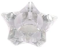Подсвечник, стекло, 2.7 см, прозрачный цв.