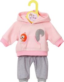 Комплект одежды для куклы Zapf Creation Baby born Jogging Suit, розовый цв./серый цв.