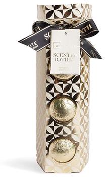 Vonios bomba IDC Institute Scented Bath Gold, 240 g, 3 vnt.