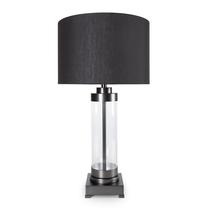 Galda stāvlampas Clara 02, E27, 60W, melna krās./caurspīdīga krās.