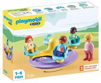 Konstruktors Playmobil 1-2-3 Merry-Go-Round 71324, 5 gab., daudzkrāsaina