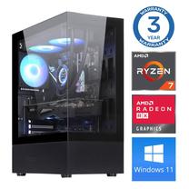 Stacionārs dators Intop RM74405WH AMD Ryzen 7 5700X, DDR4 64 GB, SSD+HDD 1 TB 4 TB, AMD Radeon RX 580 8 GB GDDR5, Windows 11 Home