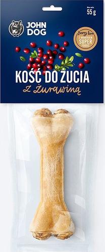 Gardums suņiem John Dog Chewing Bone Berry, 0.055 kg