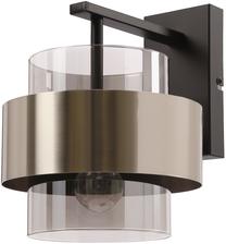 Светильник настенный Candellux Lighting Spiega 21-47076, E27, 1 x 60 Вт, серый цв. / черный цв.