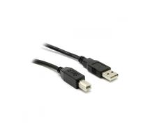 Adapteris 4World USB 2.0 A male, USB 2.0 B male, 1.8 m, juoda sp.