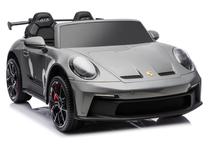 Bērnu elektroauto Lean Cars Porsche GT3 DK-P911, pelēka krās.