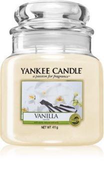 Svece, aromātiskā Yankee Candle Home Scents Vanilla, 30 h, balta krās.