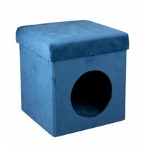 Kaķu māja Pet Comfort, zila krās., 34 cm x 34 cm