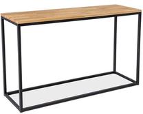 Konsoles galds, ozola krās./melns krās., 120 cm x 40 cm x 73 cm