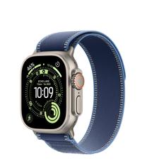 Išmanusis laikrodis Apple Watch Ultra 3 GPS + Cellular 49mm MEWU4ET/A, natural titanium korpusas su blue/bright blue trail loop - M/L