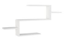 Sieninė lentyna Kalune Design Twist 756FRN3601, balta sp., 49.4 cm x 104 cm x 14.5 cm