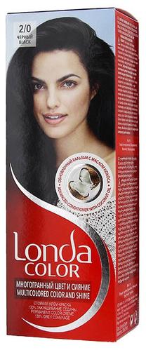 Matu krāsa Londa Color, melns krās., 2/0, 110 ml