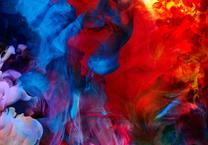 Fototapetas Artgeist Colored Flames, 175 cm x 175 cm