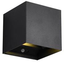 Lampa Reality Talent, 1W, LED, IP44, melna krās., 10 cm x 10 cm