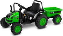 Vaikiškas elektrinis traktorius Toyz Hector, juoda sp./žalia sp.