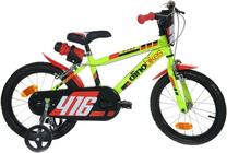 Vaikiškas dviratis Dino Bikes 416 416US-03, juoda sp./raudona sp./žalia sp., 11", 16"