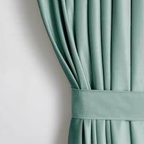 Naktinė užuolaida Restilo Velvet, mėtinė (mint) sp., 140 cm x 270 cm