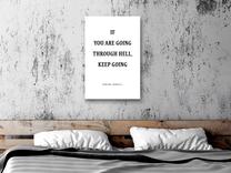 Reprodukcija Artgeist Power Of Words - Winston Churchill'S Motivational Quote, m-a-0855-b-a, 60 cm x 90 cm