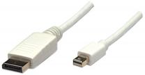 Laidas Manhattan Mini Displayport to Displayport Displayport, Mini display port male, 1 m, balta sp.