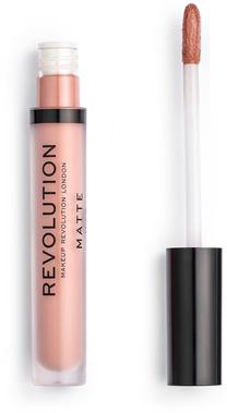 Lūpų dažai Makeup Revolution London Matte Lip, 3 ml, šviesiai ruda sp., 101 piece of cake
