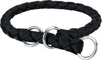 Kaklasiksna suņiem Trixie Cavo, melna krās., 300 - 360 mm x 12 mm, S