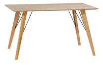 Stalas Home4you Helena, ąžuolo sp., 140 cm x 80 cm x 74 cm