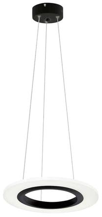 Valgusti rippuv Milagro Cosmo ML345, LED, 1 x 12 W, valge v./must v. / must v.