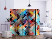 Širma Artgeist Colour Patchwork II, įvairių spalvų, 225 cm x 172 cm