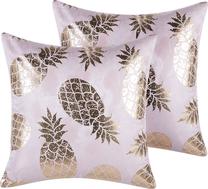 Декоративная подушка Beliani Astilbe, розовый цв., 45 см x 45 см, 2 шт.