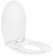Unitazo sėdynė su dangčiu Fala Slim, balta sp., 44.8 cm x 38 cm