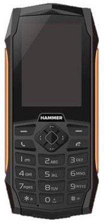 Telefons ar pogām MyPhone Hammer 3, 32 MB, melns krās.