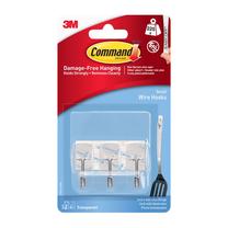 Kabliukas 3M Command T17067CC, skaidri sp., 3 vnt.