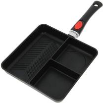 Keptuvė NGT Multi Section Frying Pan, metalas, 25.5 cm, juoda sp.