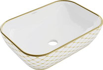 Vonios praustuvas Mexen, keramika, 45.5 cm x 32.5 cm x 13.5 cm, balta sp.