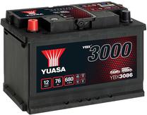Akumuliatorius Yuasa YBX3086, 12 V, 76 Ah, 680 A