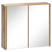 Pakabinama vonios spintelė su veidrodžiu Hakano Iwin, ąžuolo sp., 16 cm x 60 cm x 55 cm