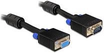 Laidas Delock VGA / VGA VGA 15 pin male, VGA 15 pin male, 2 m, juoda sp.