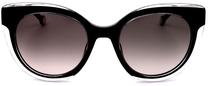 Sportiniai akiniai nuo saulės Carolina Herrera SHE789 01EN, 52 mm, juoda sp.