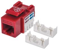 Соединение Intellinet Cat6 UTP RJ45, красный цв.