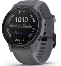 Viedais pulkstenis Garmin Fenix 6S Pro Solar, melns krās.
