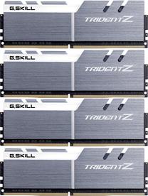 Operatyvioji atmintis (RAM) G.SKILL Trident Z Silver/White F4-3200C14Q-64GTZSW, DDR4, 64 GB, 3200 MHz