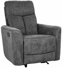 Atlošiamas krėslas Home4you Gemma 14204, tamsiai pilka, 98 cm x 89 cm x 106 cm