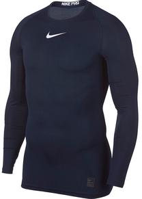 Футболка с длинными рукавами, мужские Nike, синий цв., m