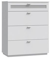Komoda Forte Nexus NXSK22-Z12MG06, balta sp., 98.8 cm x 79.9 cm x 40 cm