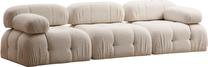 Modulinė sofa Hanah Home Bubble Bouclette, kreminė sp., 288 x 95 cm x 75 cm